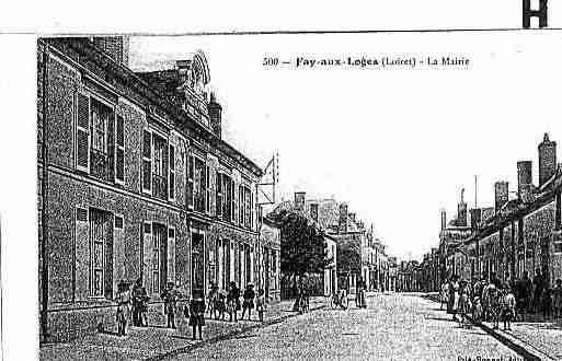 Ville de FAYAUXLOGES Carte postale ancienne