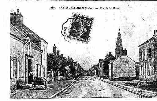 Ville de FAYAUXLOGES Carte postale ancienne