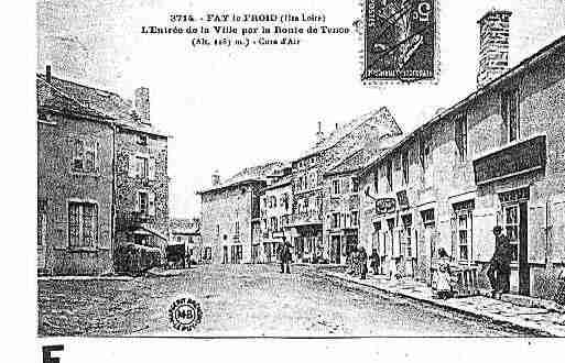 Ville de FAYSURLIGNON Carte postale ancienne