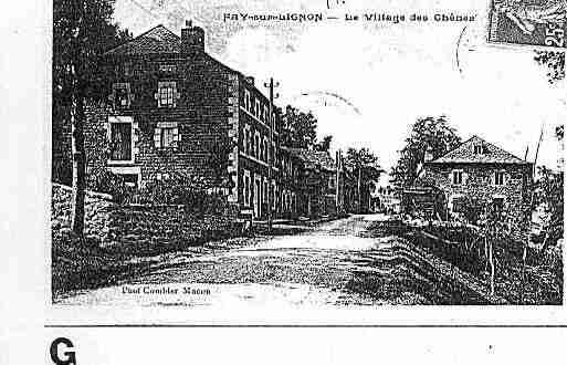 Ville de FAYSURLIGNON Carte postale ancienne