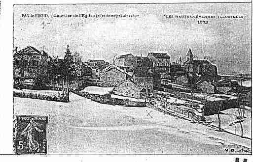 Ville de FAYSURLIGNON Carte postale ancienne