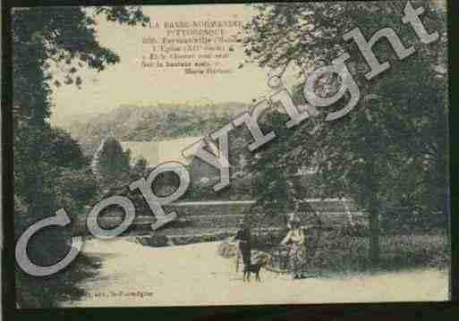 Ville de FERMANVILLE Carte postale ancienne