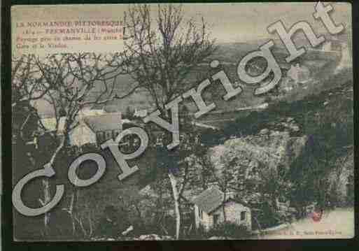Ville de FERMANVILLE Carte postale ancienne