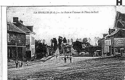 Ville de FEUILLIE(LA) Carte postale ancienne
