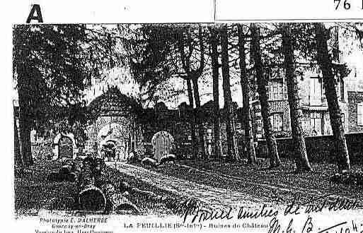 Ville de FEUILLIE(LA) Carte postale ancienne