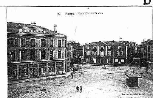 Ville de FEURS Carte postale ancienne