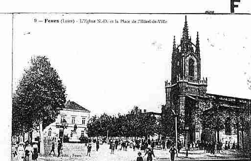 Ville de FEURS Carte postale ancienne