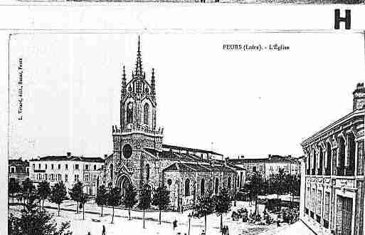 Ville de FEURS Carte postale ancienne