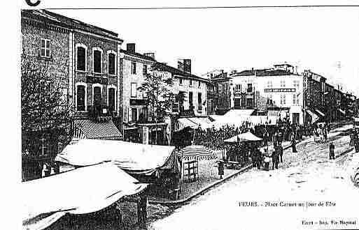 Ville de FEURS Carte postale ancienne