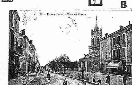 Ville de FEURS Carte postale ancienne