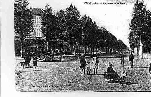 Ville de FEURS Carte postale ancienne