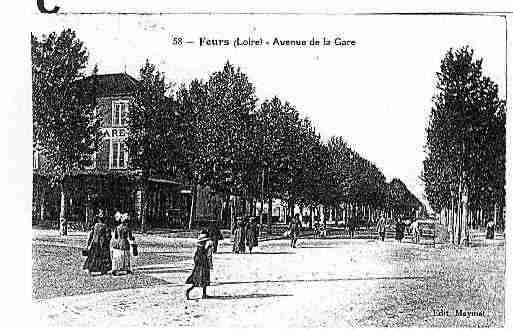 Ville de FEURS Carte postale ancienne