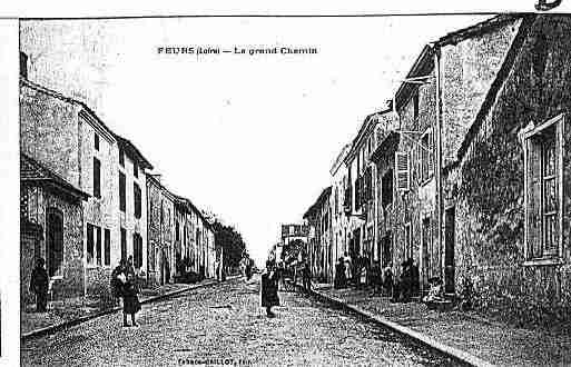 Ville de FEURS Carte postale ancienne