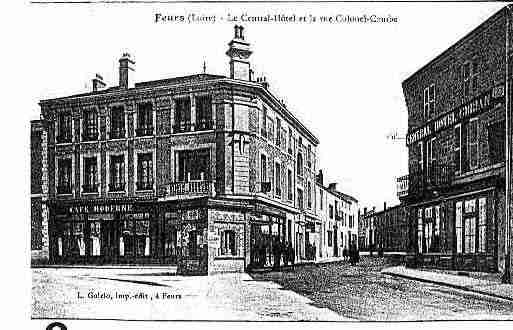 Ville de FEURS Carte postale ancienne