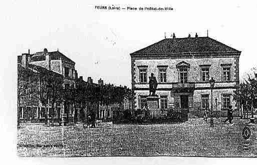 Ville de FEURS Carte postale ancienne