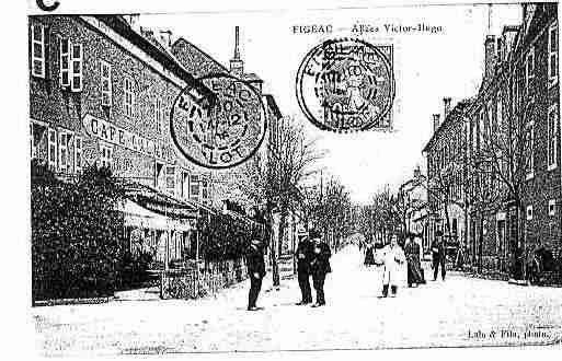 Ville de FIGEAC Carte postale ancienne