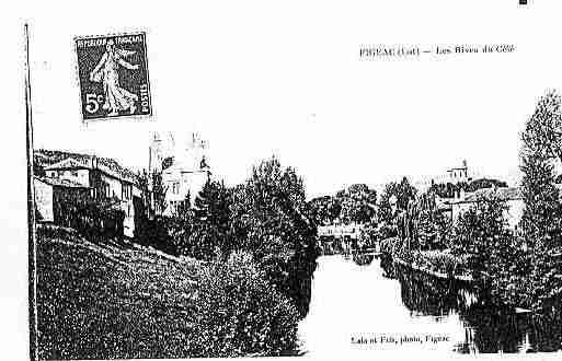 Ville de FIGEAC Carte postale ancienne
