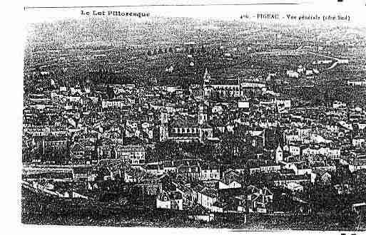 Ville de FIGEAC Carte postale ancienne