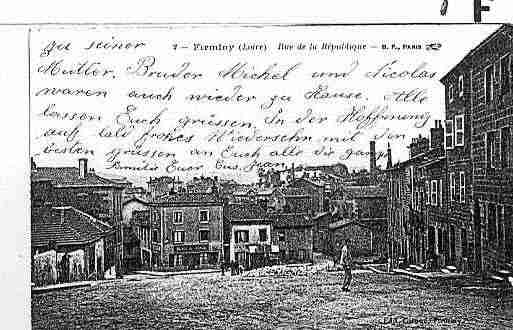 Ville de FIRMINY Carte postale ancienne