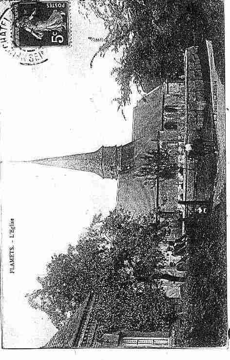 Ville de FLAMETSFRETILS Carte postale ancienne Ville de FLAMETSFRETILS Carte postale ancienne