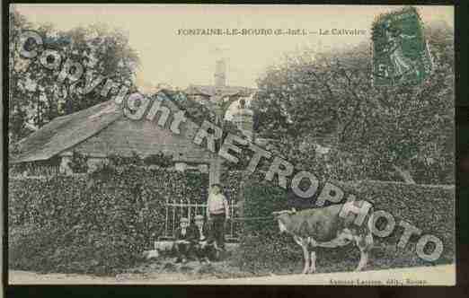 Ville de FONTAINELEBOURG Carte postale ancienne