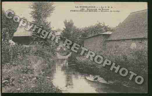 Ville de FONTAINELEBOURG Carte postale ancienne