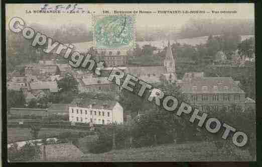 Ville de FONTAINELEBOURG Carte postale ancienne