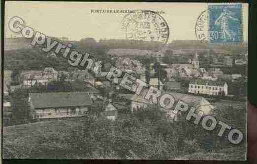 Ville de FONTAINELEBOURG Carte postale ancienne