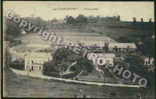 Ville de FONTENAY Carte postale ancienne