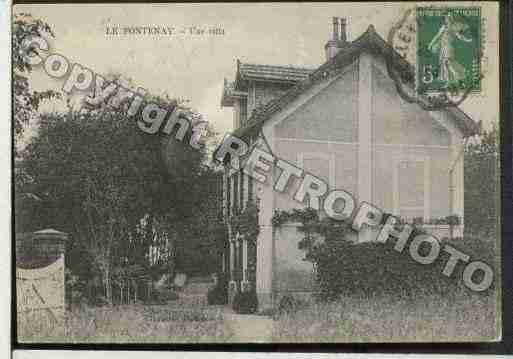 Ville de FONTENAY Carte postale ancienne