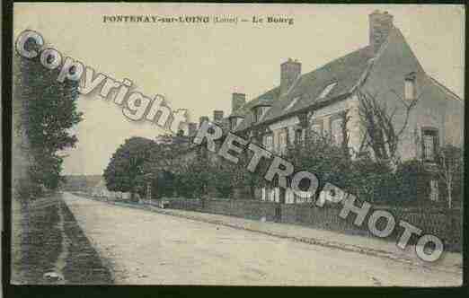 Ville de FONTENAYSURLOING Carte postale ancienne Ville de FONTENAYSURLOING Carte postale ancienne