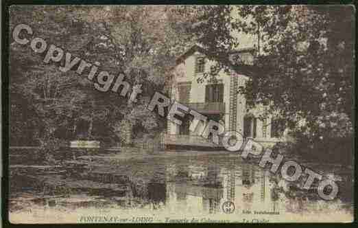 Ville de FONTENAYSURLOING Carte postale ancienne