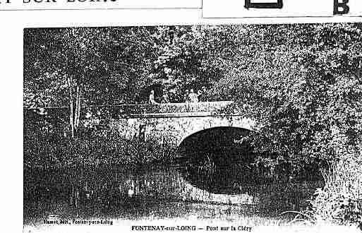 Ville de FONTENAYSURLOING Carte postale ancienne