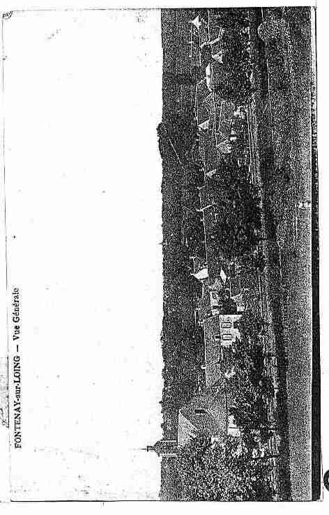 Ville de FONTENAYSURLOING Carte postale ancienne Ville de FONTENAYSURLOING Carte postale ancienne