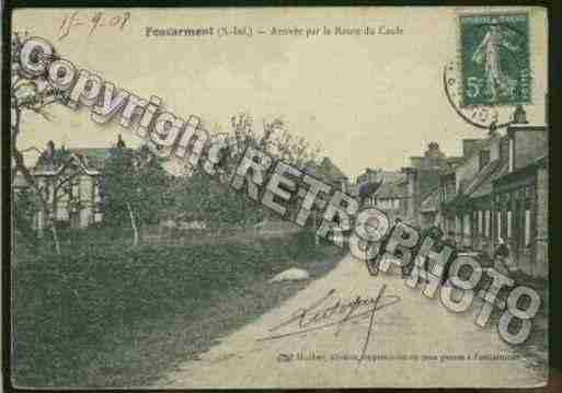 Ville de FOUCARMONT Carte postale ancienne