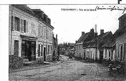 Ville de FOUCARMONT Carte postale ancienne