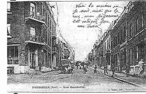 Ville de FOURMIES Carte postale ancienne