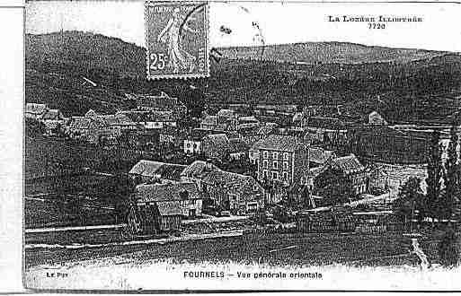 Ville de FOURNELS Carte postale ancienne
