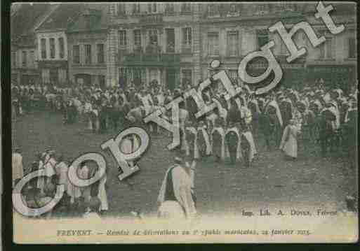 Ville de FREVENT Carte postale ancienne