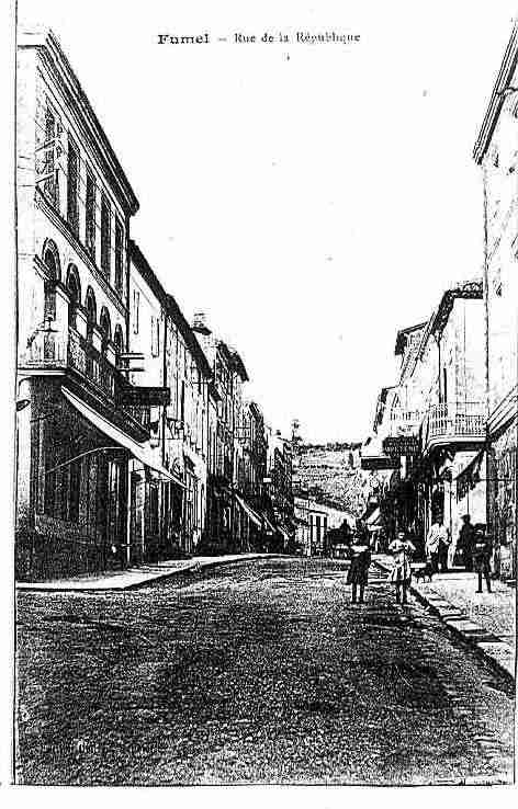 Ville de FUMEL Carte postale ancienne