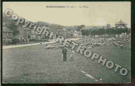 Ville de GAILLEFONTAINE Carte postale ancienne