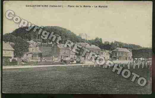 Ville de GAILLEFONTAINE Carte postale ancienne