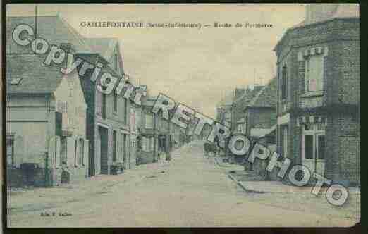 Ville de GAILLEFONTAINE Carte postale ancienne