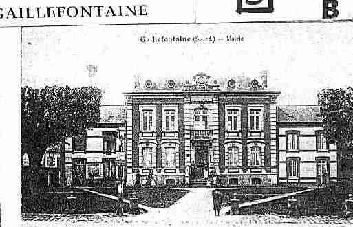 Ville de GAILLEFONTAINE Carte postale ancienne