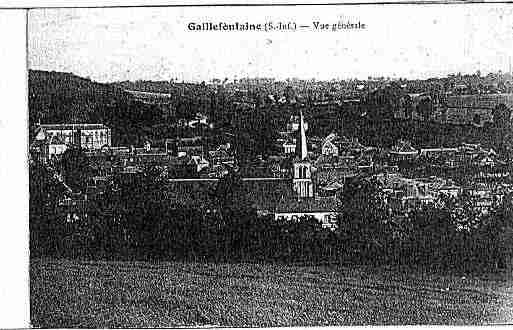 Ville de GAILLEFONTAINE Carte postale ancienne