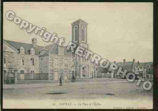 Ville de GAVRAY Carte postale ancienne