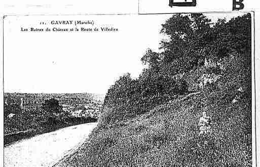 Ville de GAVRAY Carte postale ancienne