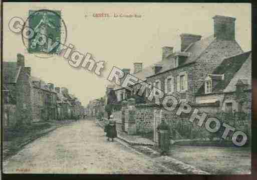 Ville de GENETS Carte postale ancienne