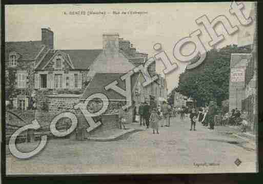 Ville de GENETS Carte postale ancienne