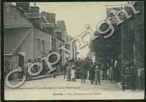 Ville de GENETS Carte postale ancienne